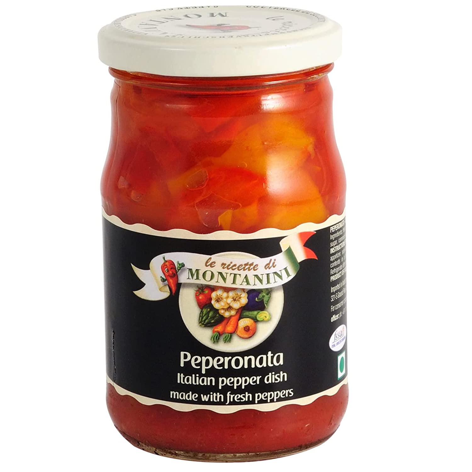 Montanini Peperonata Paprikagemüse Klassische Peperonata aus reifen Gemüsepaprika, 280 g