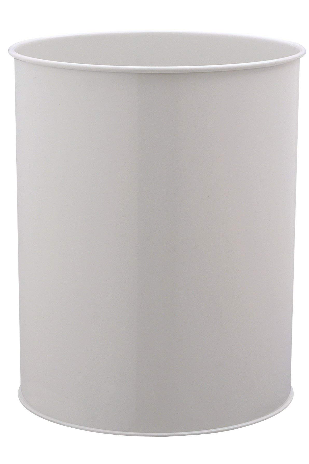 Durable 330110 Kosz na śmieci metalowy okrągły, 15 litrów, szary