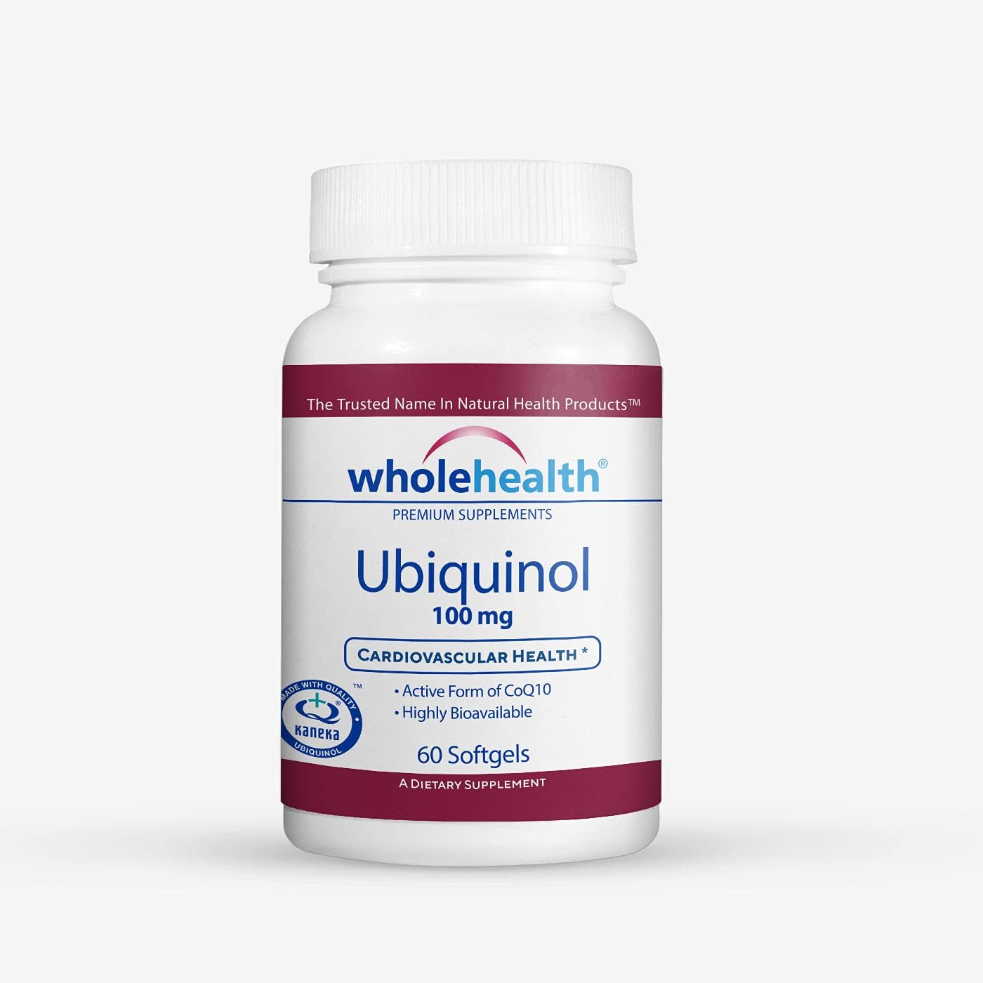 Kaneka® Q10 Ubiquinol 100mg Highly Absorbable (60 Softgels)