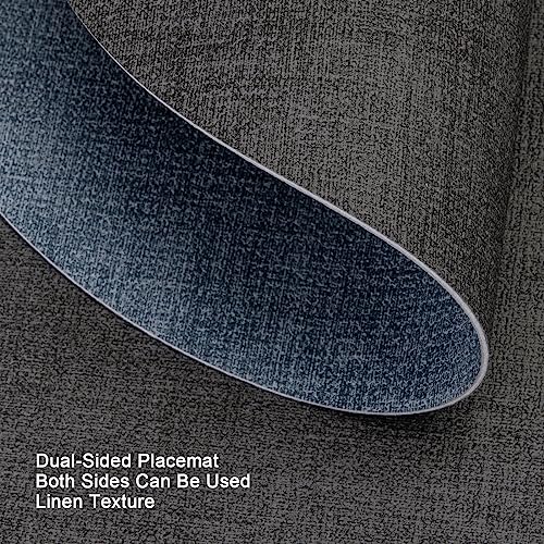 Myir JUN Leather Placemats and Coaster Set of 4 - Image 4