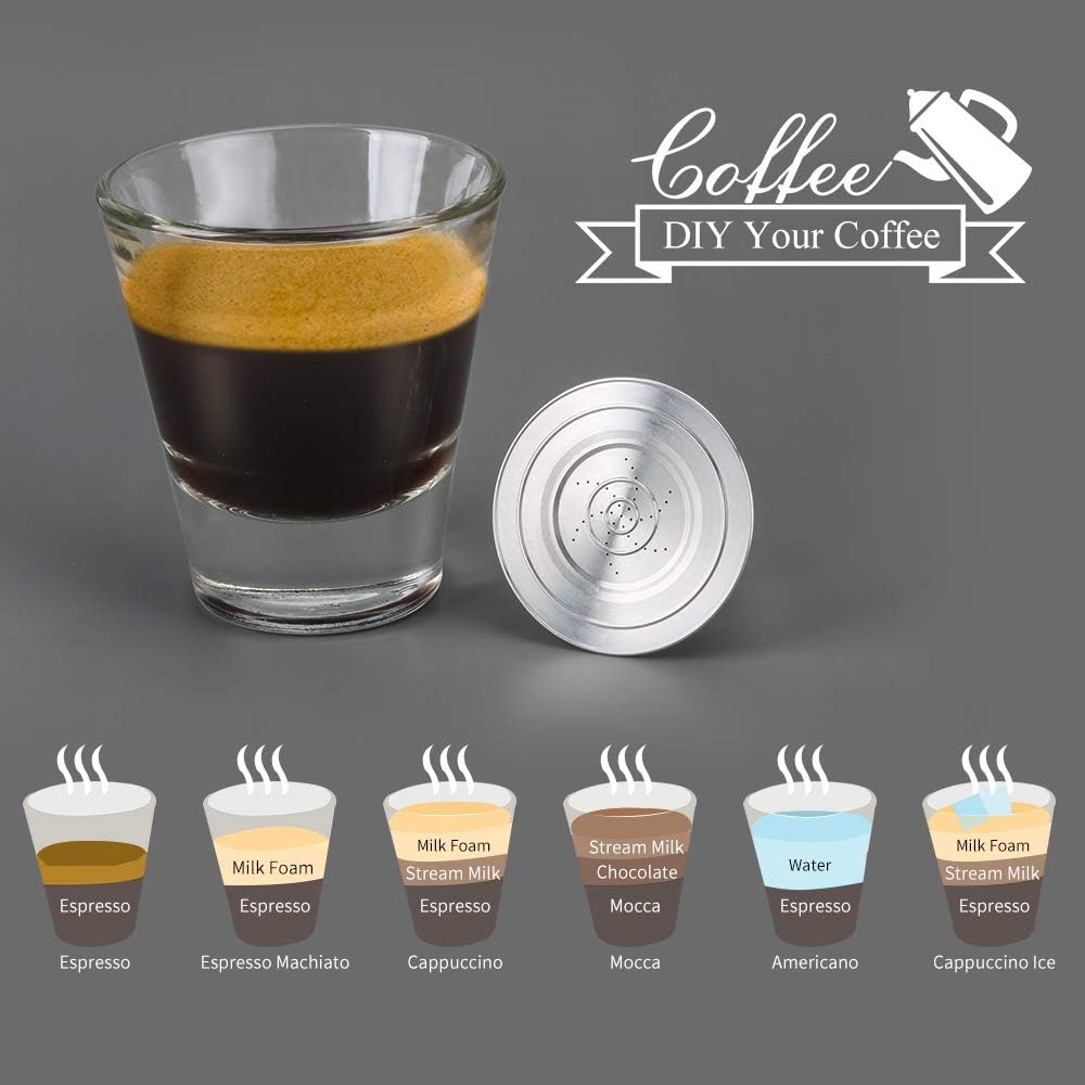 2Pcs Reusable Coffee Pods Compatible with L'OR Barista & Nespresso image 5