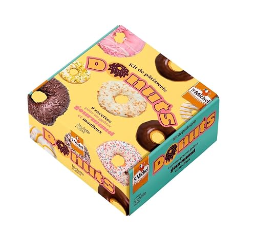 Kit de pâtisserie Donuts: 9 recettes pour un goûter gourmand et moelleux