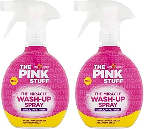 Stardrops - The Pink Stuff - El paquete de spray de lavado Miracle (2 aerosoles de lavado)