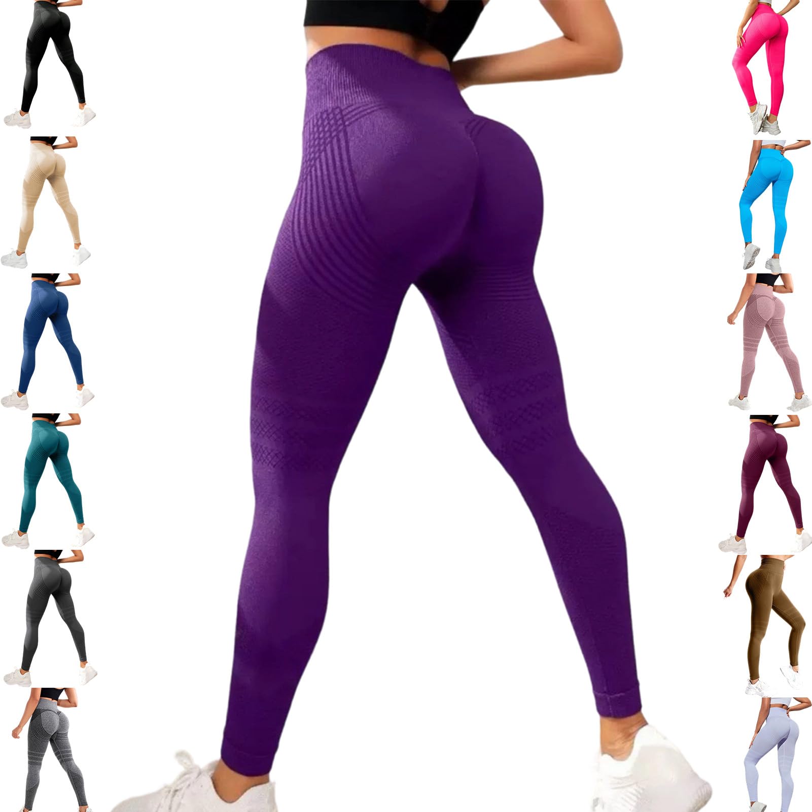 Resistance Band Anti Cellulite Leggings, 3D Leggings Cellulite Compression for Women Butt Lifting Yoga Pants