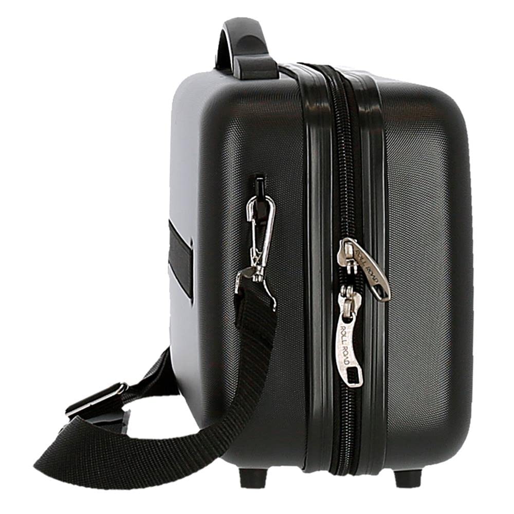 Roll Road Camboya Neceseres de viaje Negro 29x21x15 cms Rígido ABS 9,14L 0,63 kgs