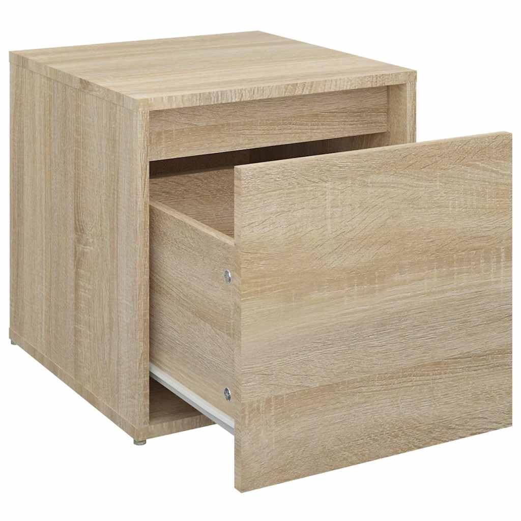 Pudełko z szufladami dąb Sonoma z materiału drewnopochodnego 40,5 x 40 x 40 cm z szufladą, miejsce do przechowywania do salonu, sypialni, przedpokoju i biura, porządek na ubrania i książki