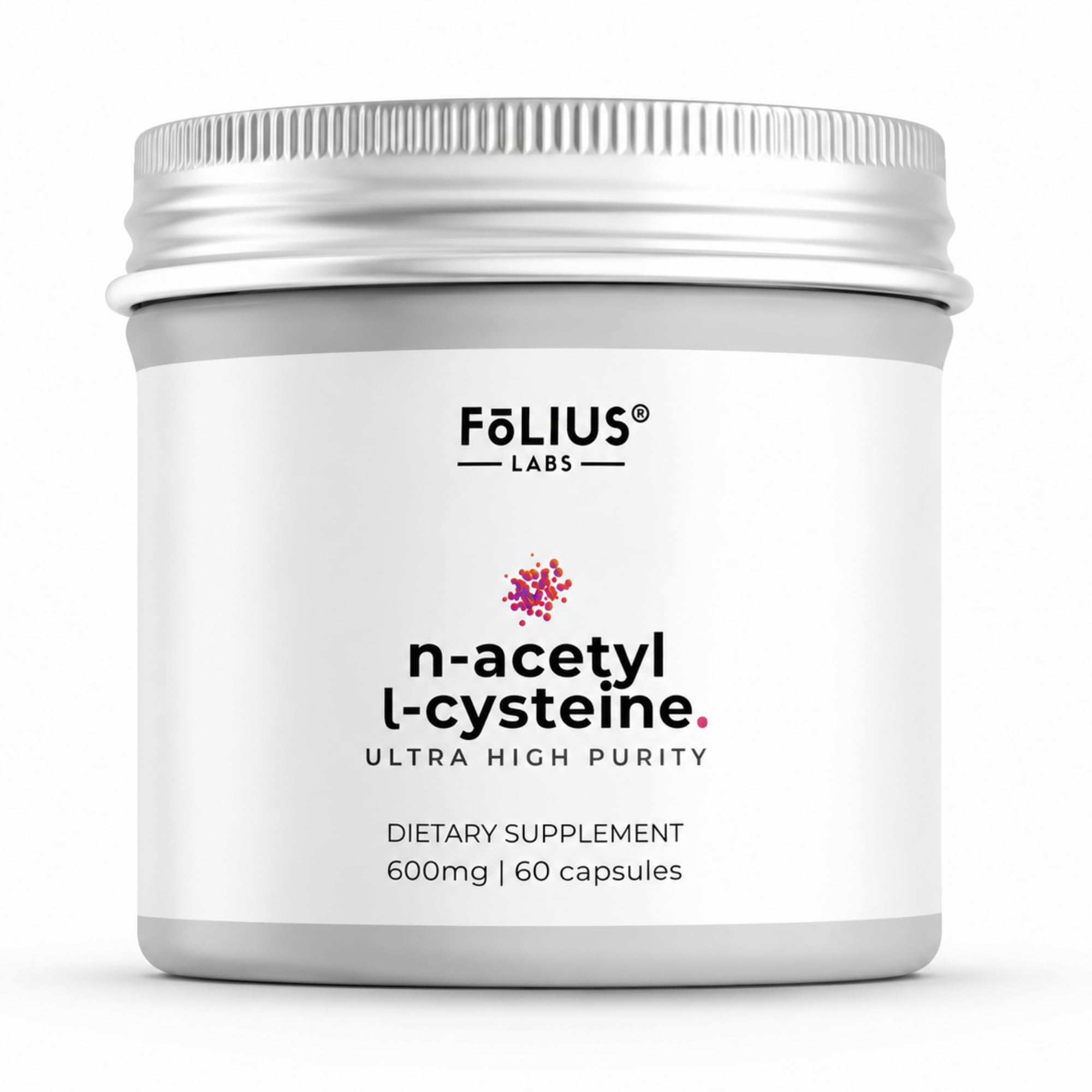 FOLIUS LABS Clean Label N-Acetyl L-Cysteine (NAC) 600mg Supplement – Lungs and Respiratory Support – Immune Health Support – 60 Veg Capsules-image-9