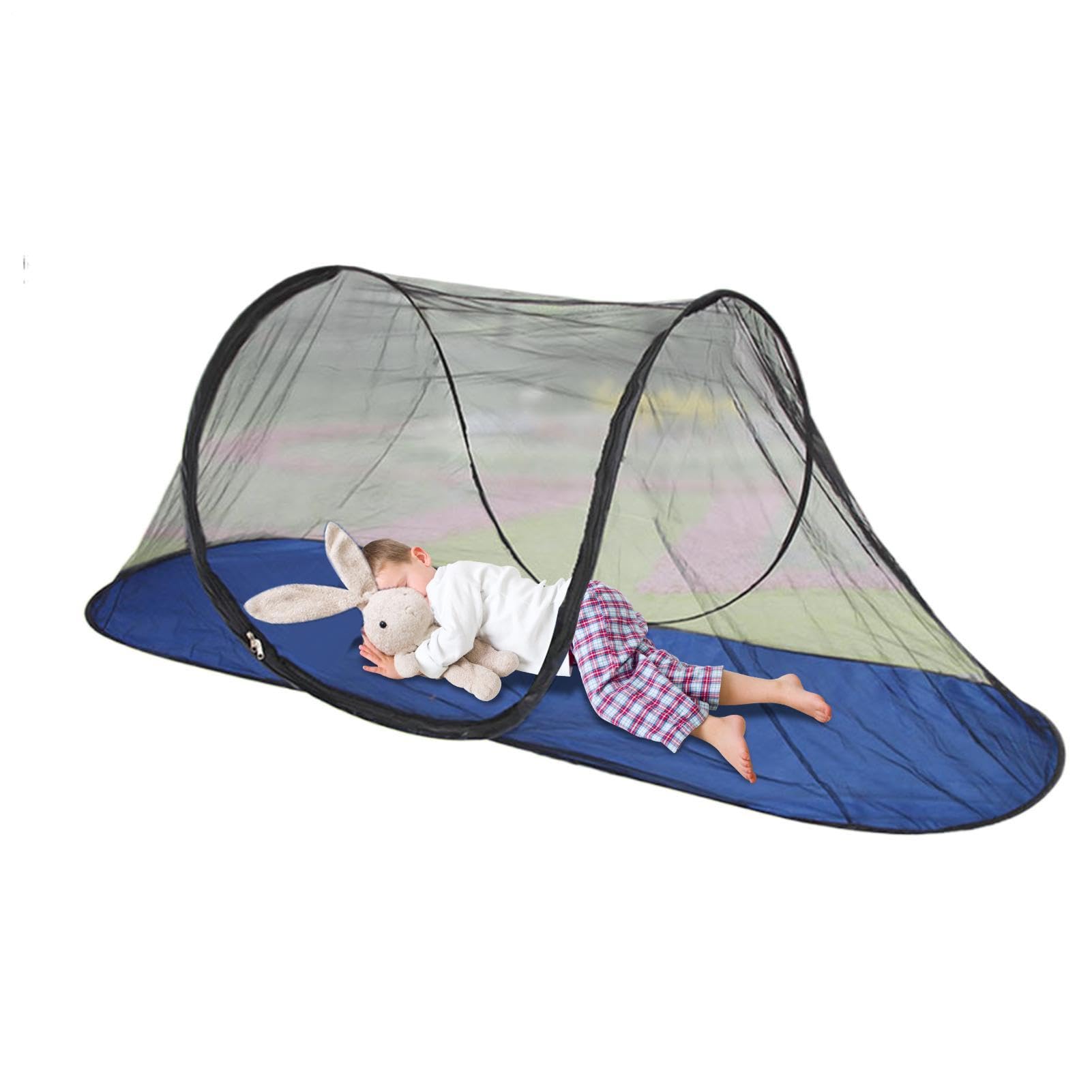 Zanzariera a Rete Pieghevole Copertura Portatile in Rete Impermeabile | 200x72x70 cm Zanzariera da Interno Casa Camera Da Interni Balcone Terrazzo Giardino Cortile Prato Campeggio Spiaggia