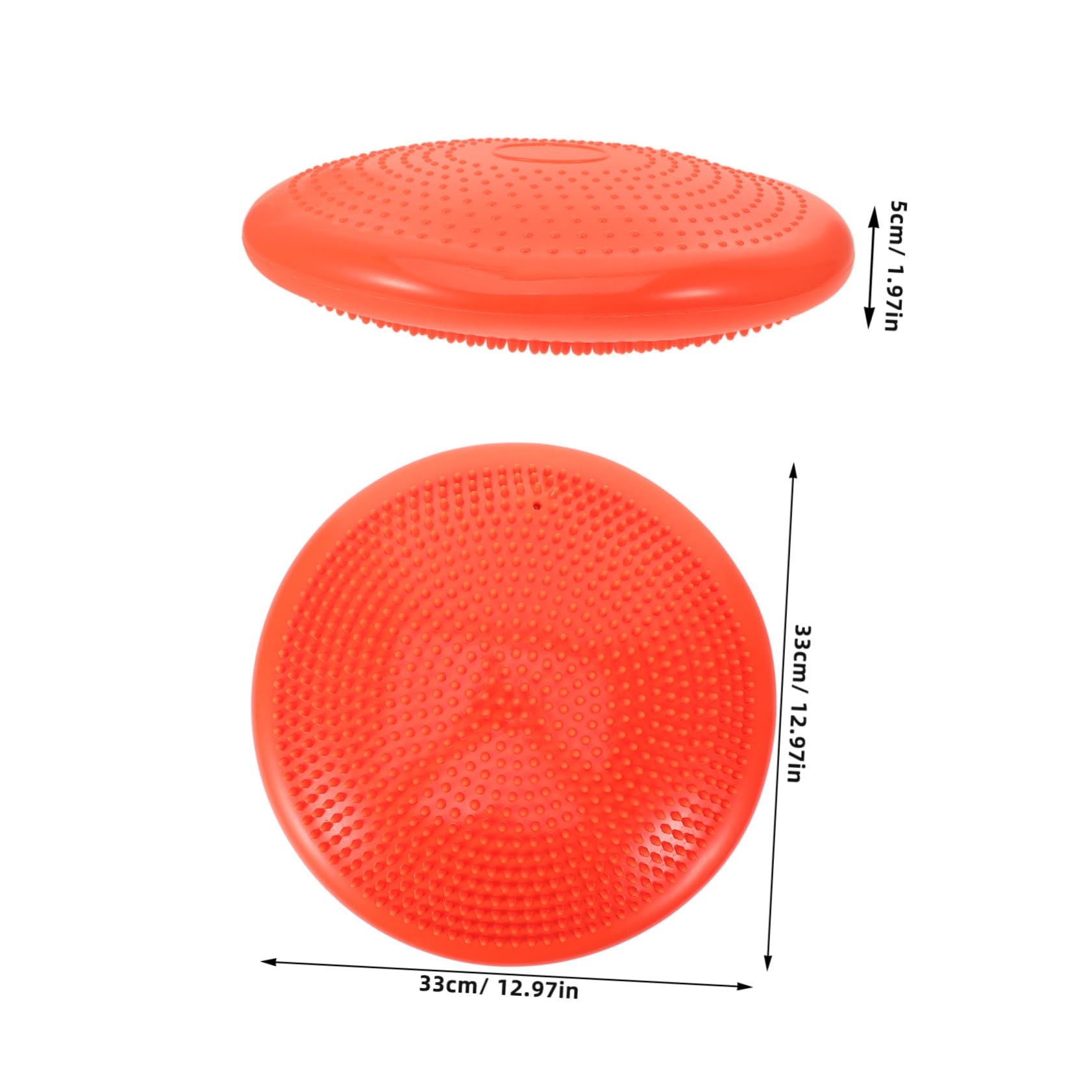 KOMBIUDA Tapis d'équilibre de Yoga Coussin d'équilibre Coussin d'equilibre Coussin de Yoga Vert Coussin de Yoga Portable Tapis de Yoga à Genoux Fourniture de Yoga Tapis d'exercice PVC Green