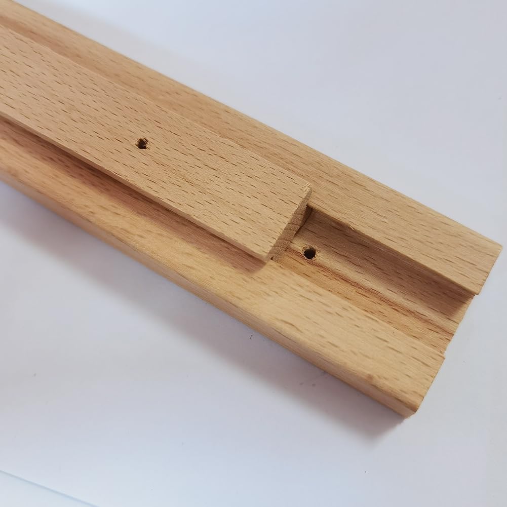Jaswass Wood Drawer Slides, Center Mount Drawer Slides 12/13/14/15/16 - View #9