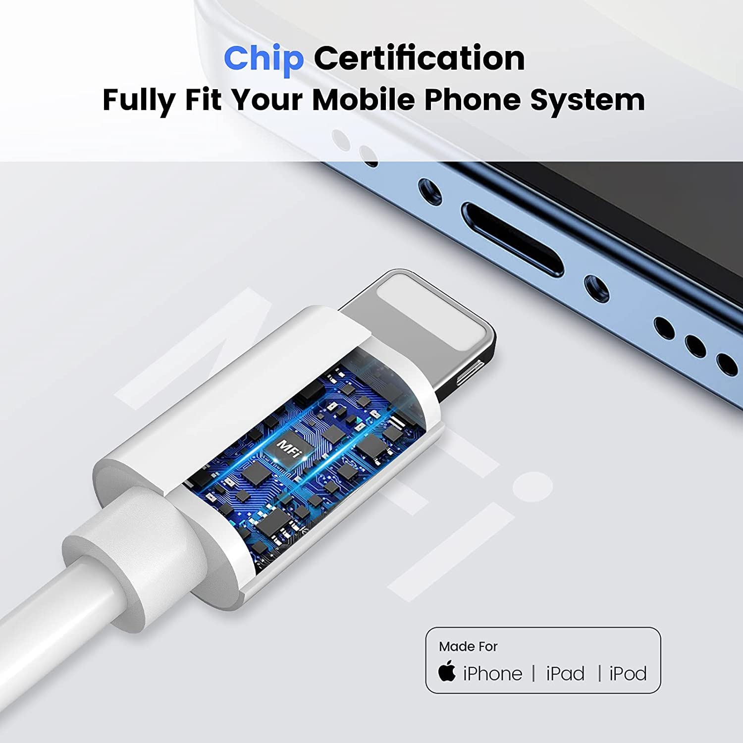 Apple MFi Certified Lightning to 3.5mm Aux Audio Cable - 3.3FT Compatible with iPhone 14/13/12/11/XS/XR/X 8 7/iPad/iPod to Car/Home Stereo, Speaker, Headphone