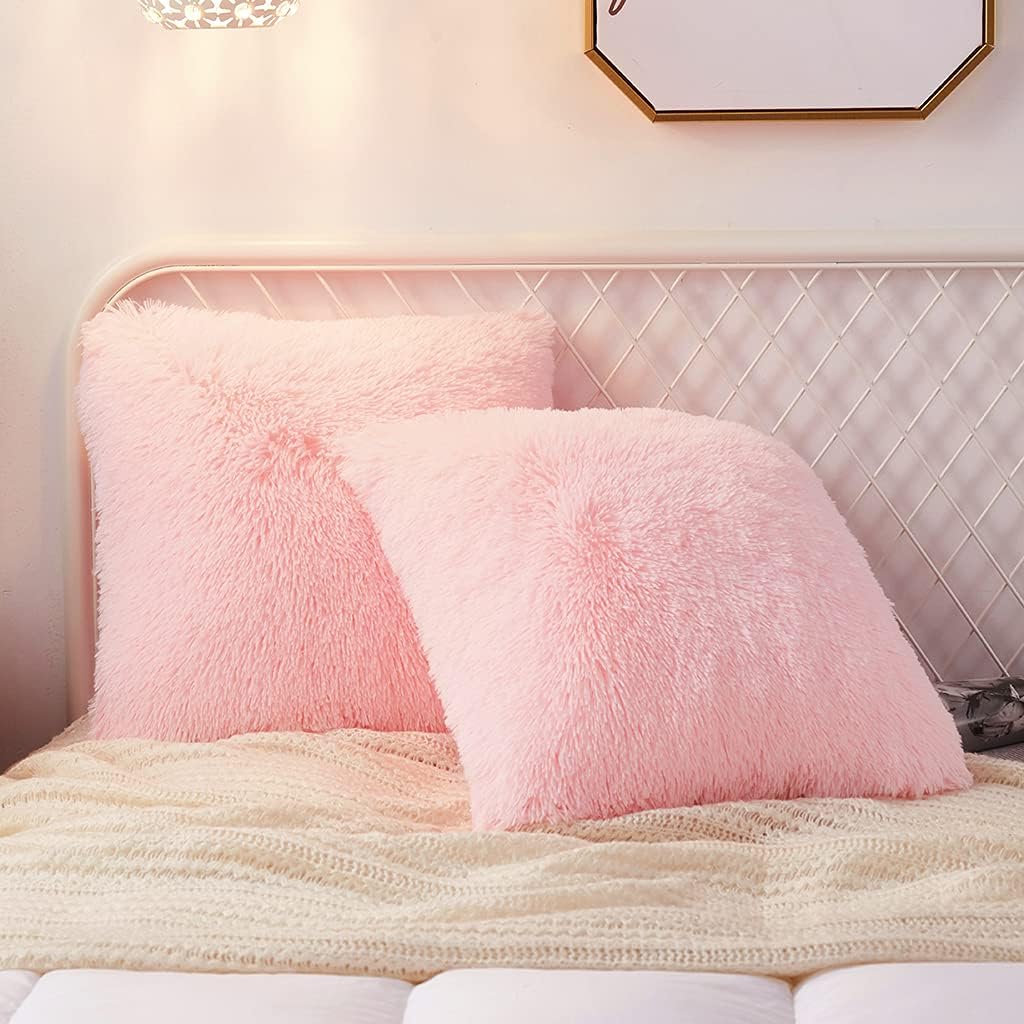 See full amazon price history chart for Cozyert Luxury Faux Fur Throw Pillow Covers-14" x 14" Inches, Set of 2 - Soft Fleece Cushion Cases - Fuzzy Fluffy Cozy for Sofa Bed Decor Couch Bedroom Without Insert. (Light Pink) Cozyert Luxury Faux Fur Throw Pillow Covers-14" x 14" Inches, Set of 2 - Soft Fleece Cushion Cases - Fuzzy Fluffy Cozy for Sofa Bed Decor Couch Bedroom Without Insert. (Light Pink) (B0CH571ZQX) Amazon Price History, Amazon Price Tracker