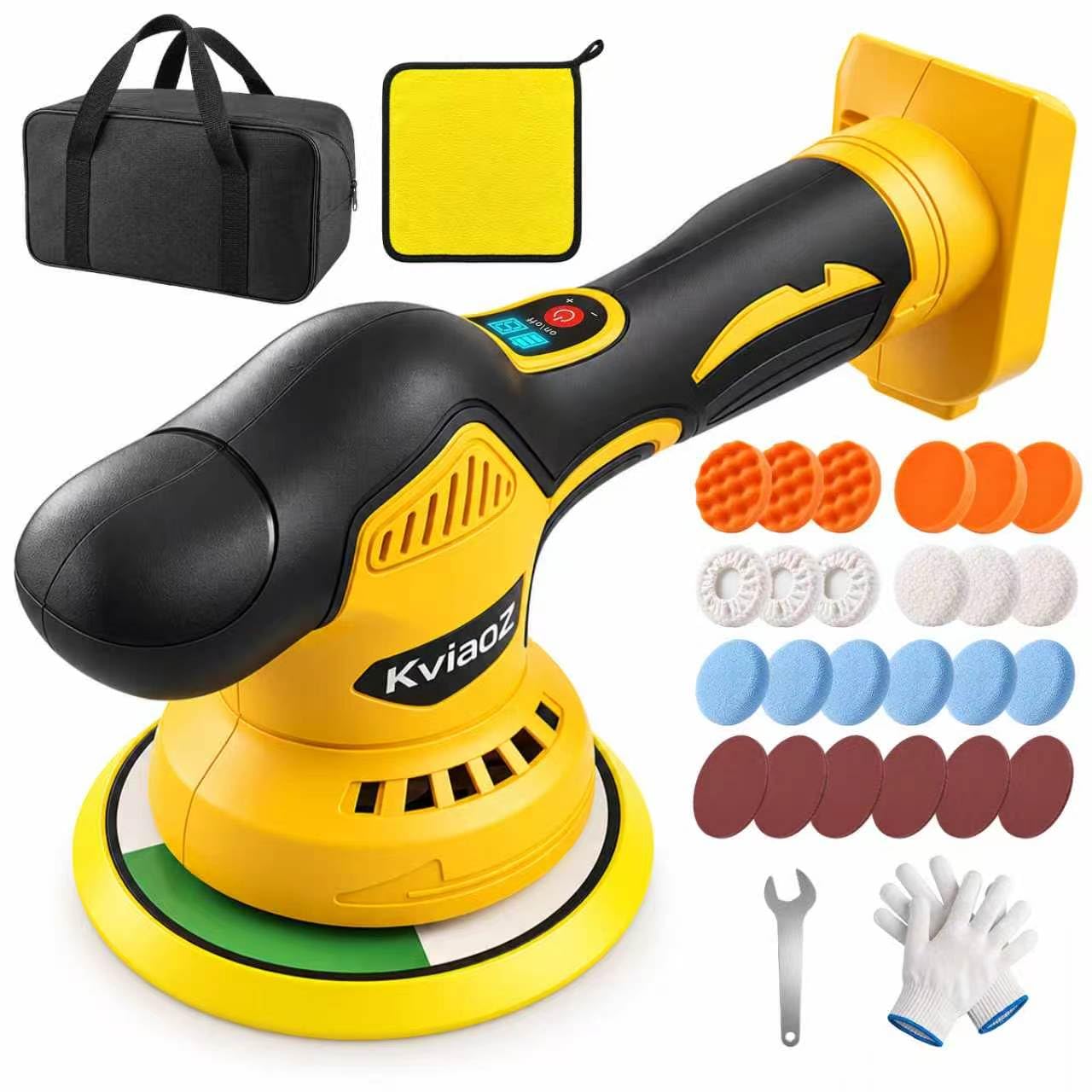 Buffer Polisher, Compatible with Dewalt 20V Battery (Not Included)