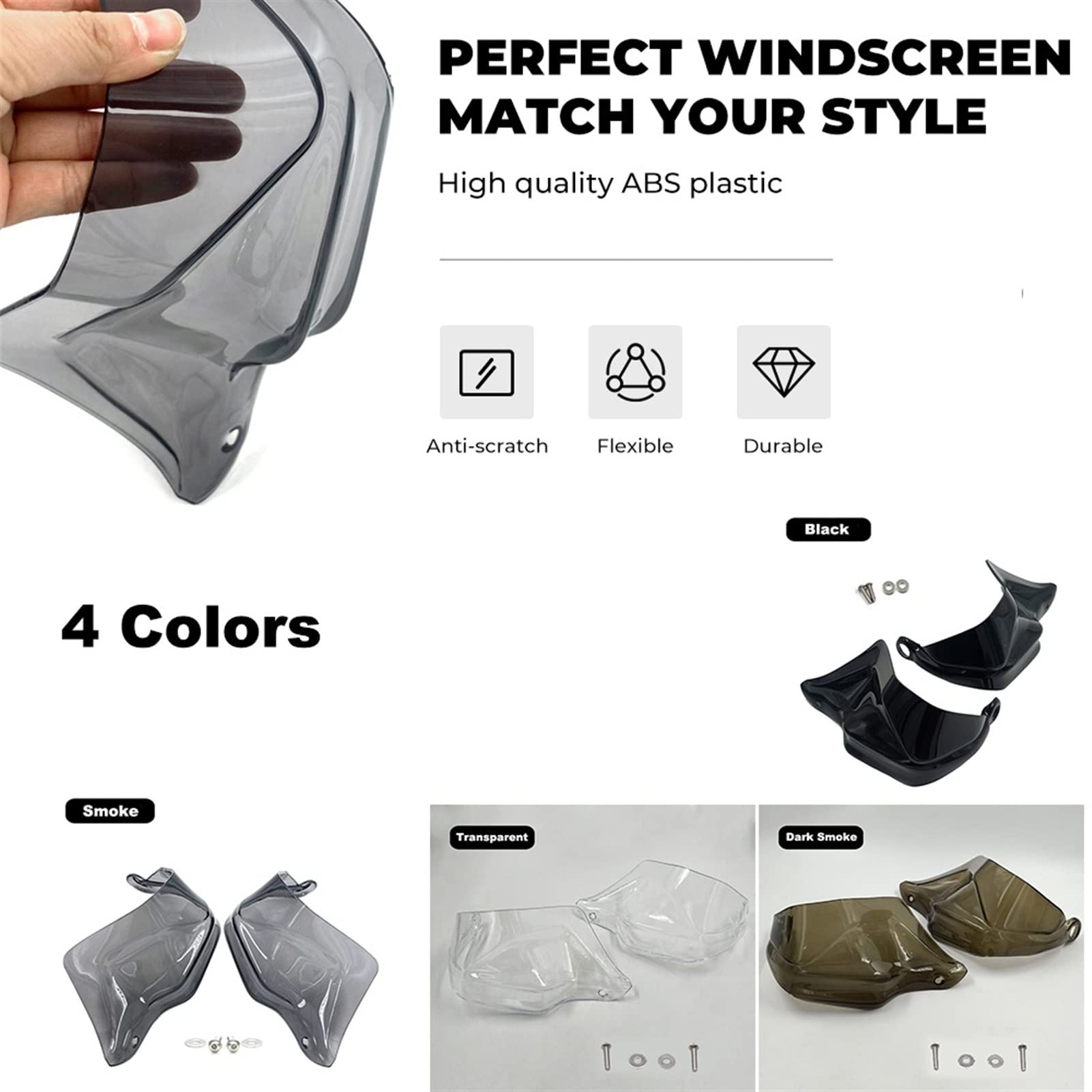 Accesorios for motocicletas, protectores de manos