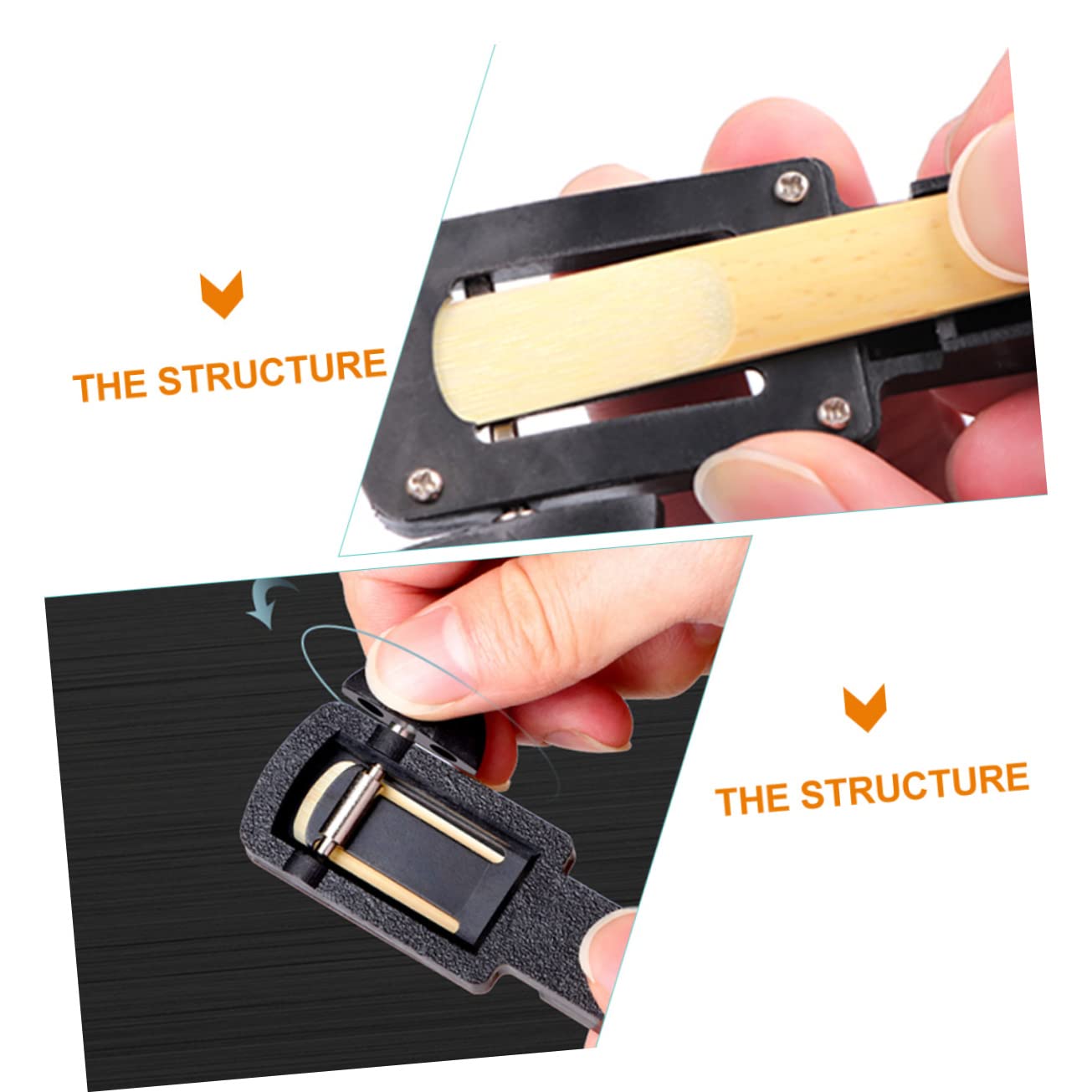 ifundom 4pezzi Saxophone Cutter Strumento Di Riparazione Per Ance Musicali Trimmer Per Clarinetto Facile Da Installare e Compatto Accessorio Per Musicisti Professionisti e Amatori