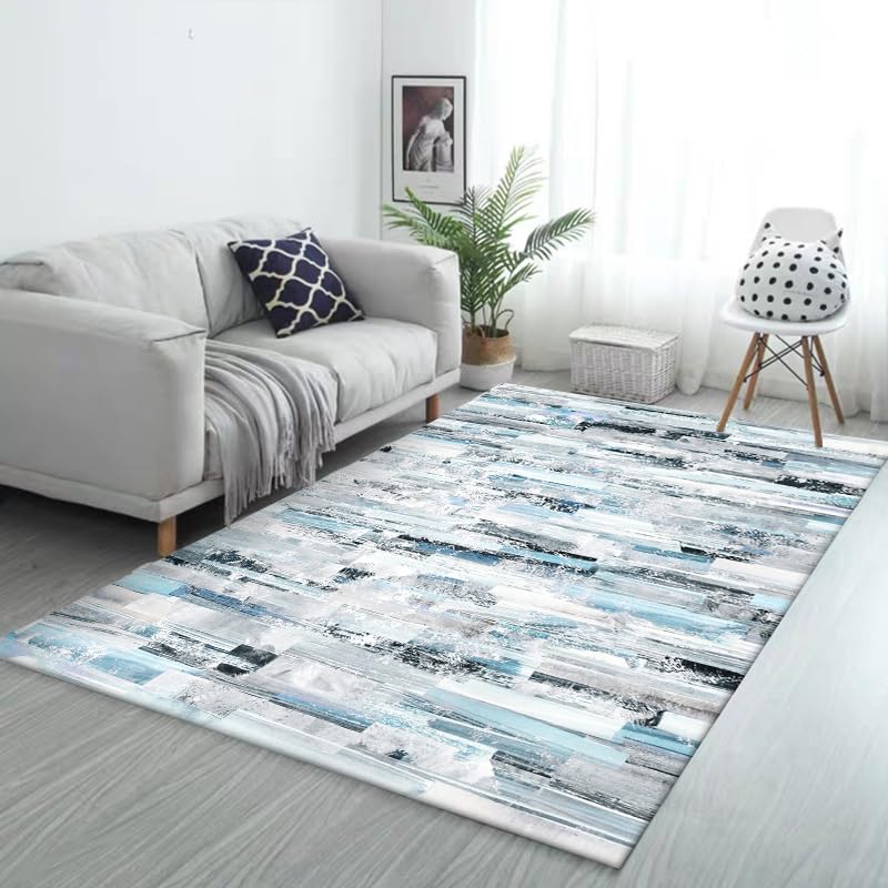 Tapis moderne de salon 120x200 cm au design abstrait