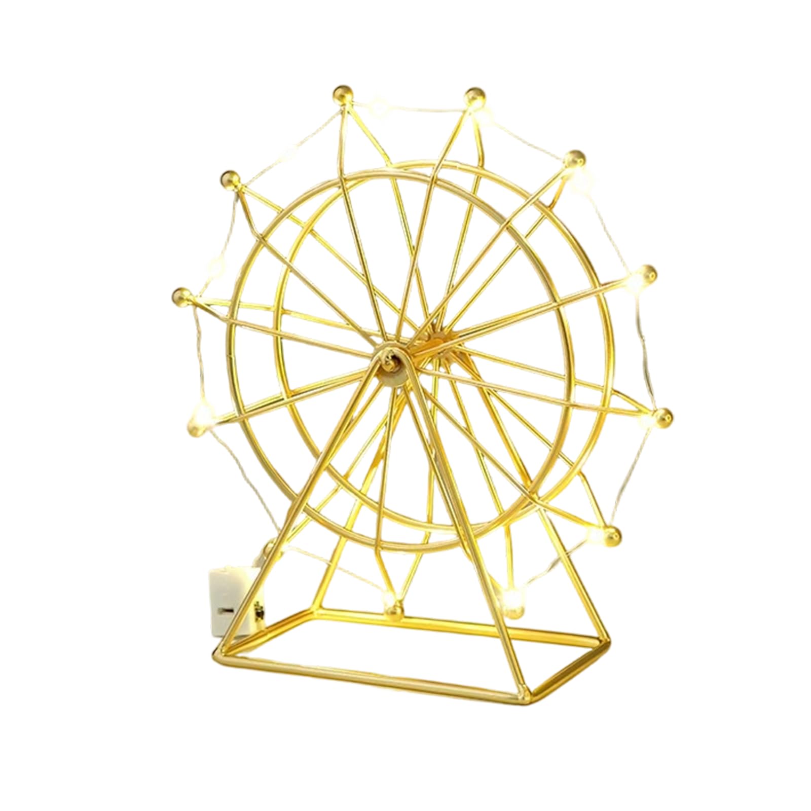 ordinarYone Iron Ferrises Wheel Home Decors Accents Ferrises Wheel Bookshelfs Decors Ornament Art Sculpture Housewarmings