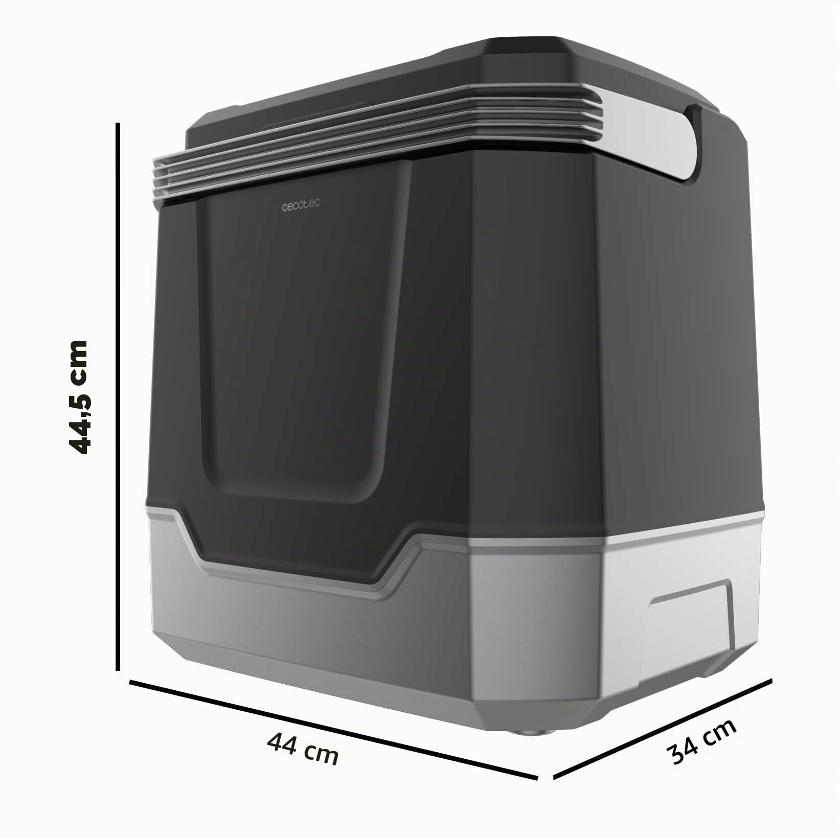 Cecotec Mini Frigo Portatile Bolero TravelCooling 33L D. 33L, 12V-220V, Raffreddamento e Riscaldamento, 8-65ºC, Classe D, ideale per viaggi e campeggio, compatibile con auto e caravan.