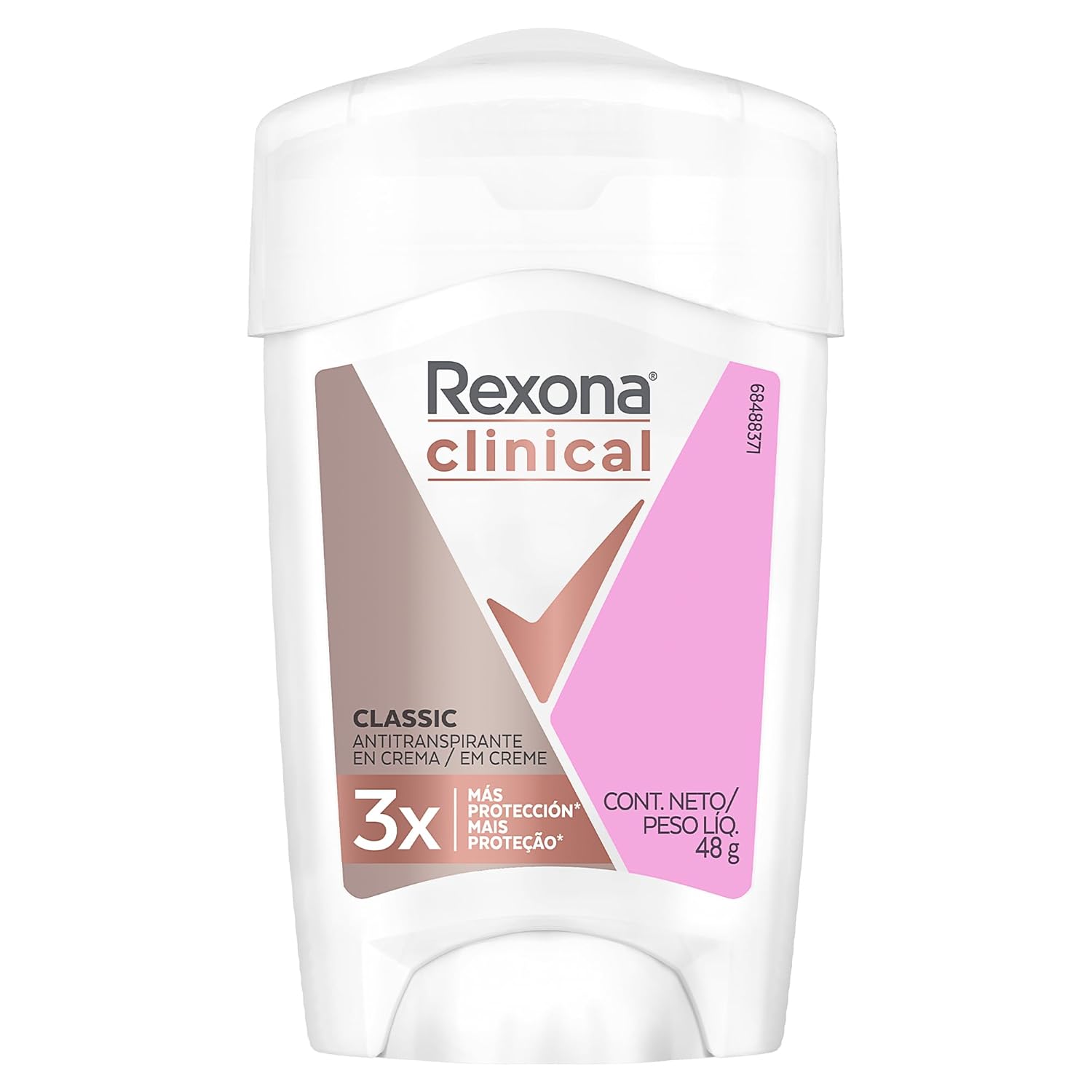 REXONA desodorante CLINICAL antitranspirante en crema para dama 48 g