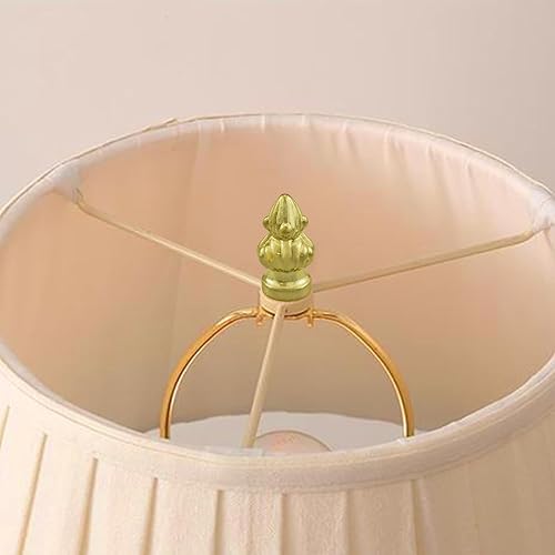 Miniatura 12 de Perilla de tapa de latón antiguo con perilla de acabado de lámpara retro con tornillo de doble rosca para pantalla de lámpara, se adapta tanto a 3/8