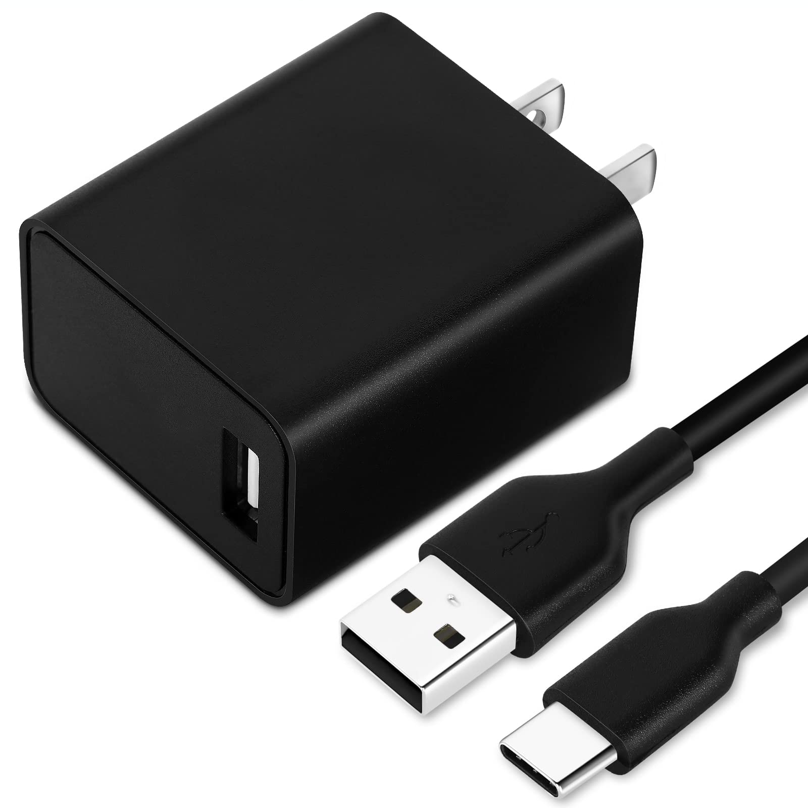 UL Listed Quick Charger Wall Charger, 15W QC Fast Charging USB Charger Power Adapter Wall Plug with 6ft Cord for Ulefone Armor 9E Comes with 6 Foot USB Type-C Cable