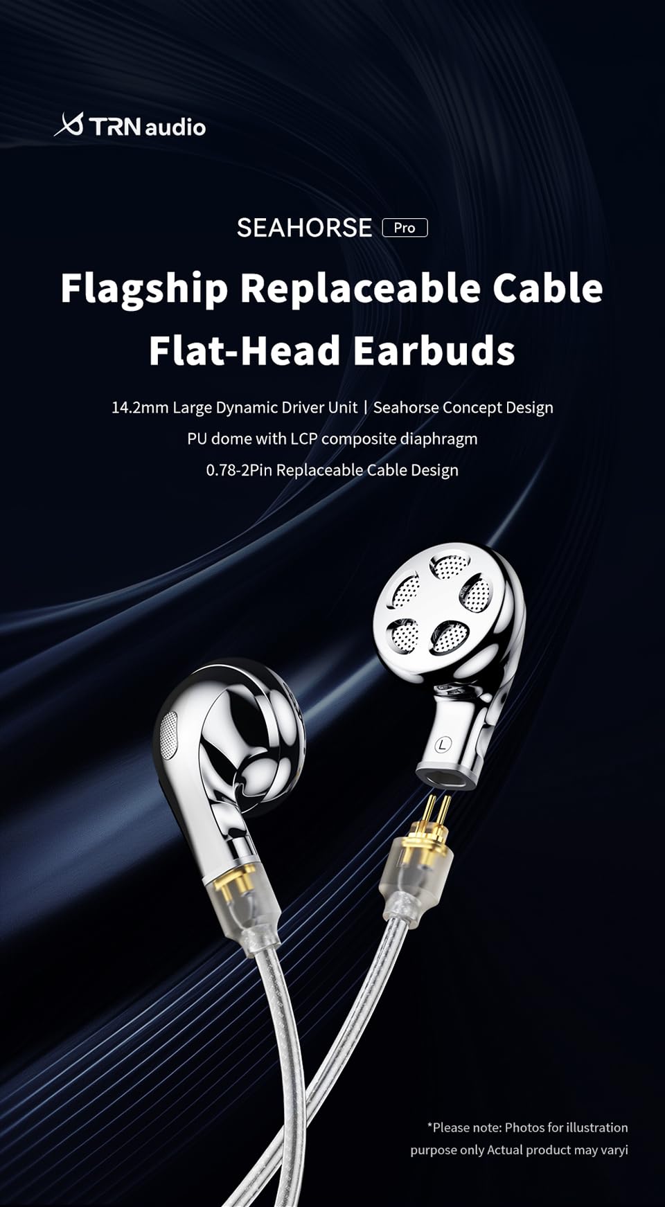 TRN Seahorse Pro イントラコンカ イヤホン　フラグシップ Amazon.co.jp: TRN Seahorse Pro イントラコンカ イヤホン 14.2