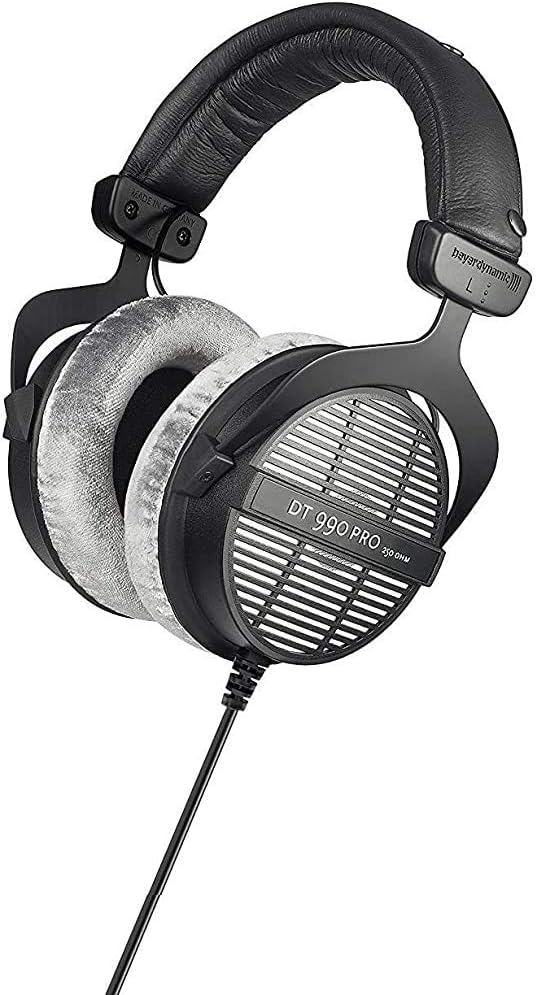beyerdynamic DT 990 PRO OverEar Studio Headphones in black