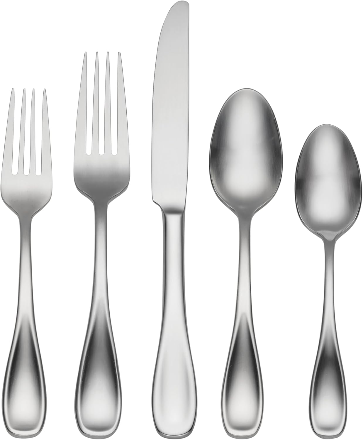 45-Piece Flatware Set, Satin Finish