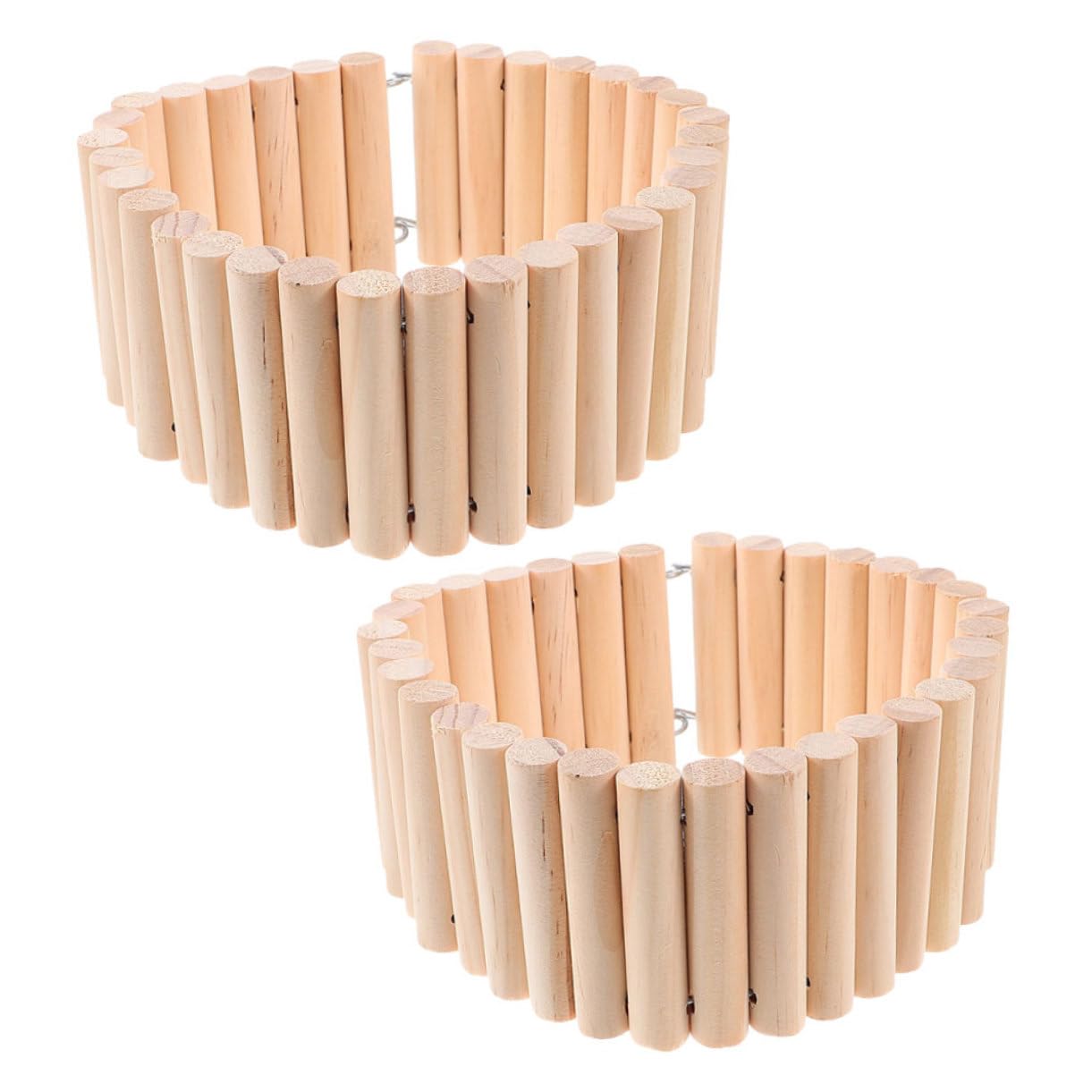 HAPINARY Enhance Your Pet's Habitat Wooden Ladder Bridge for Small Animals Toys for Hamsters Chinchillas Rats