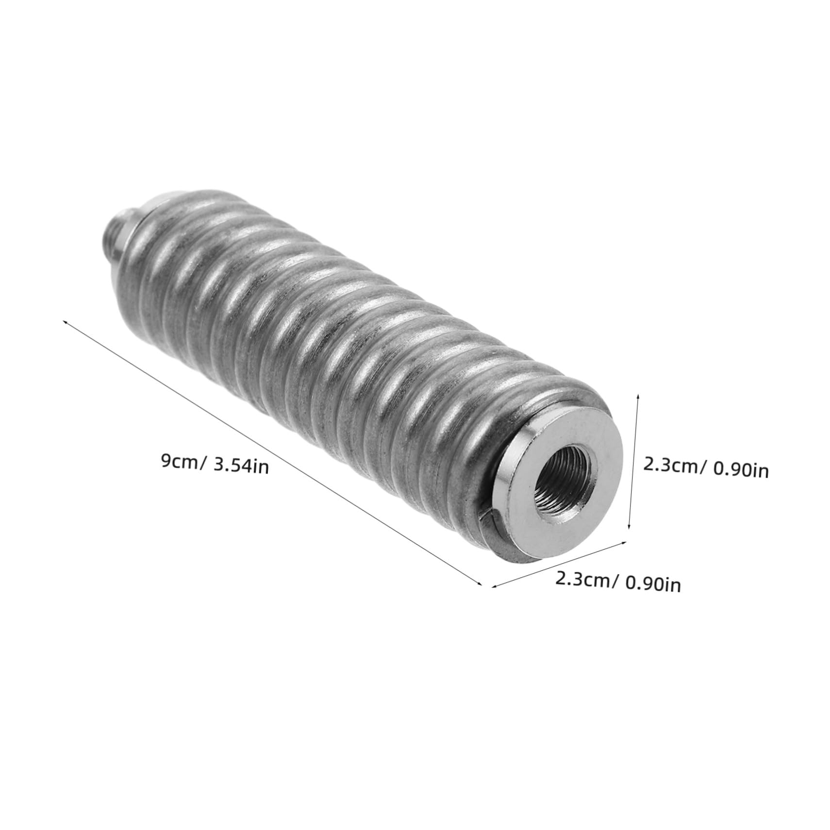 SHINEOFI Adaptador De Resorte De Antena CB De Acero Inoxidable Resorte para Antenas De Radio De Camiones y Vehículos Todoterreno Amortiguador De Vibraciones Rosca