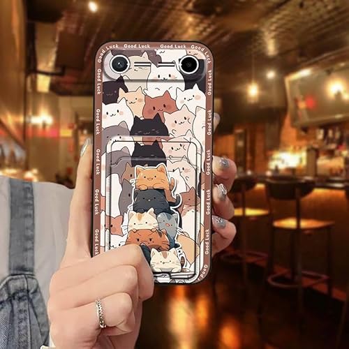 Phone Case Compatible with Tecno Pova Slim 5G/KM7k, Durable Silicone Full wrap Card sleeve Soft case Cartoon Anti-knock Dirt-res