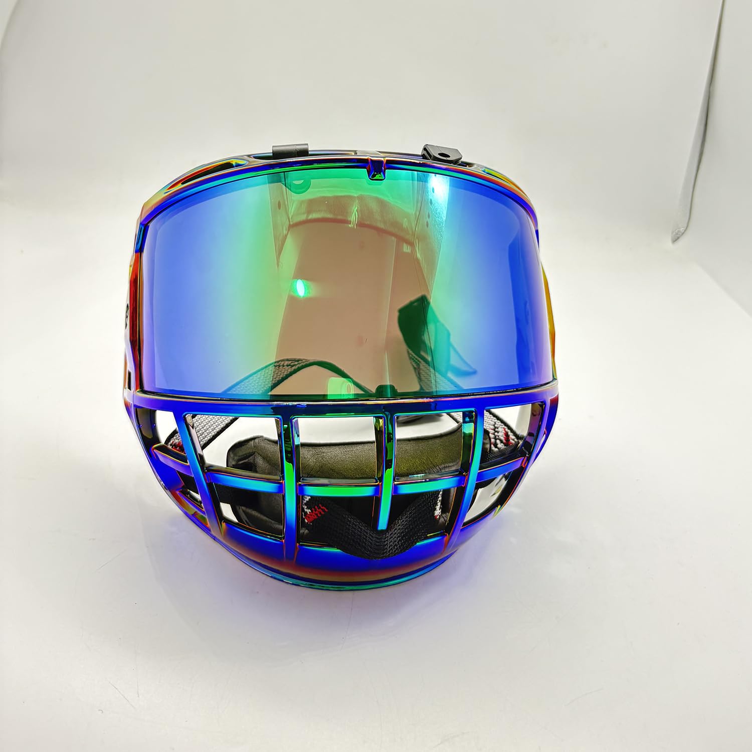 GY Visera de hockey de protección completa para casco de hockey sobre hielo, visera de protección completa para jóvenes, antiarañazos y antivaho