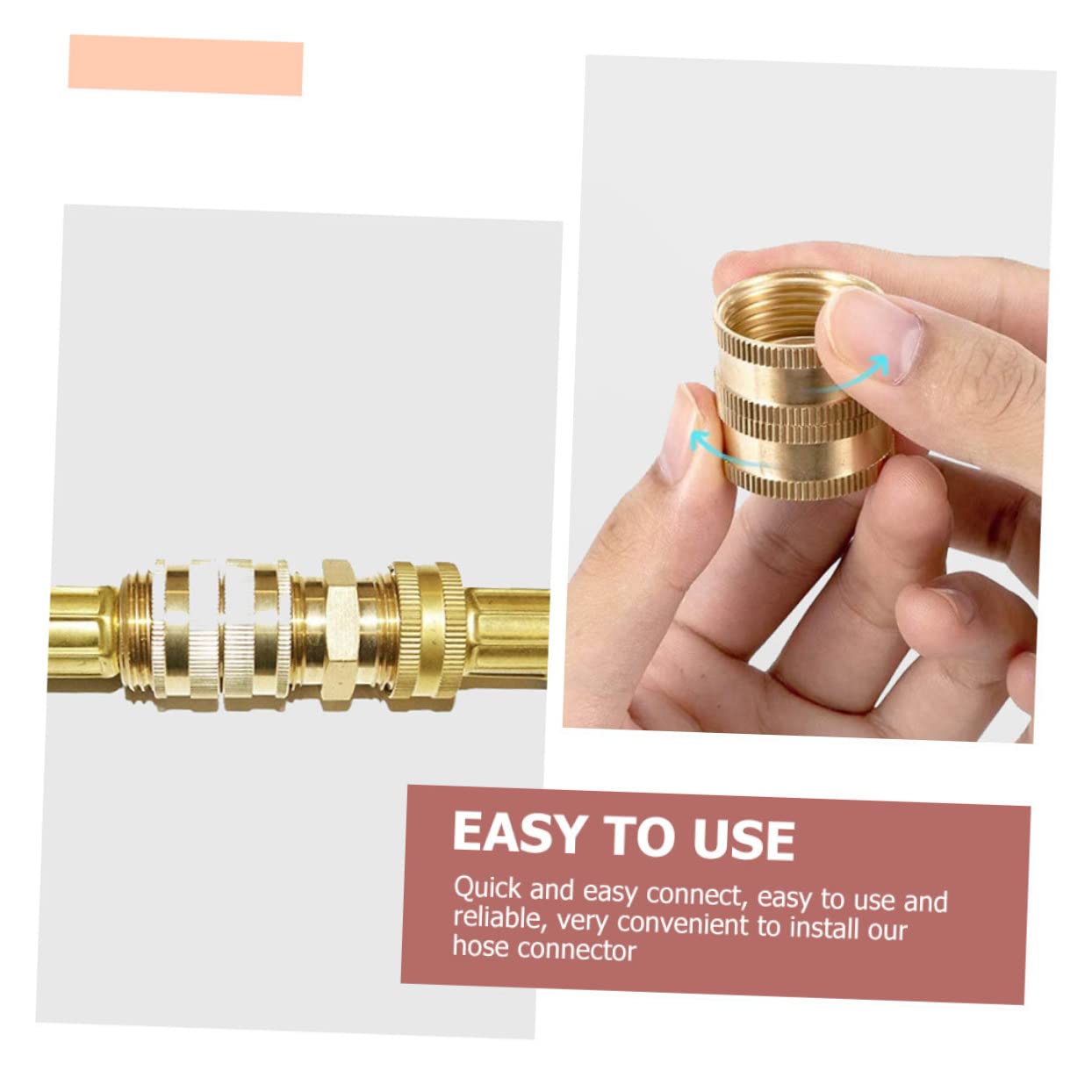 Flexible Wasserhahn-Adapter mit Außengewinde, Schlauchanschluss-Armaturen-Set, Luftleitungs-Anschlüsse, Schlauch-Schnellkupplungen, Luftkupplung und Stecker-Set, 8 Paar Wasserrohr-Verlängerungsgelenk,
