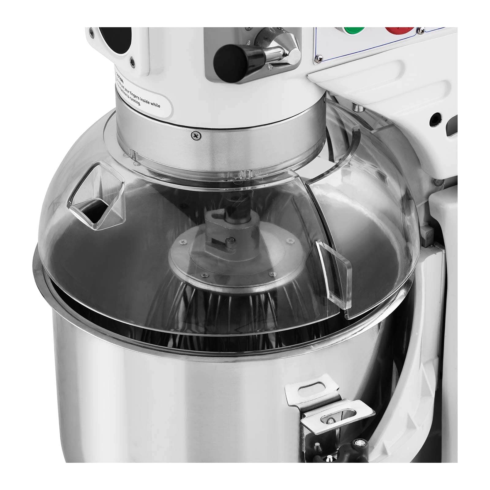 Royal Catering RCPM-30WP Teigknetmaschine Knetmaschine Planetenrührwerk 1.100W 1,5m-Kabel 230V 25L