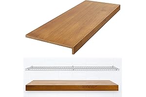 Hoolerry Wire Rack Cover (Wood, 32 x 16 Inch)