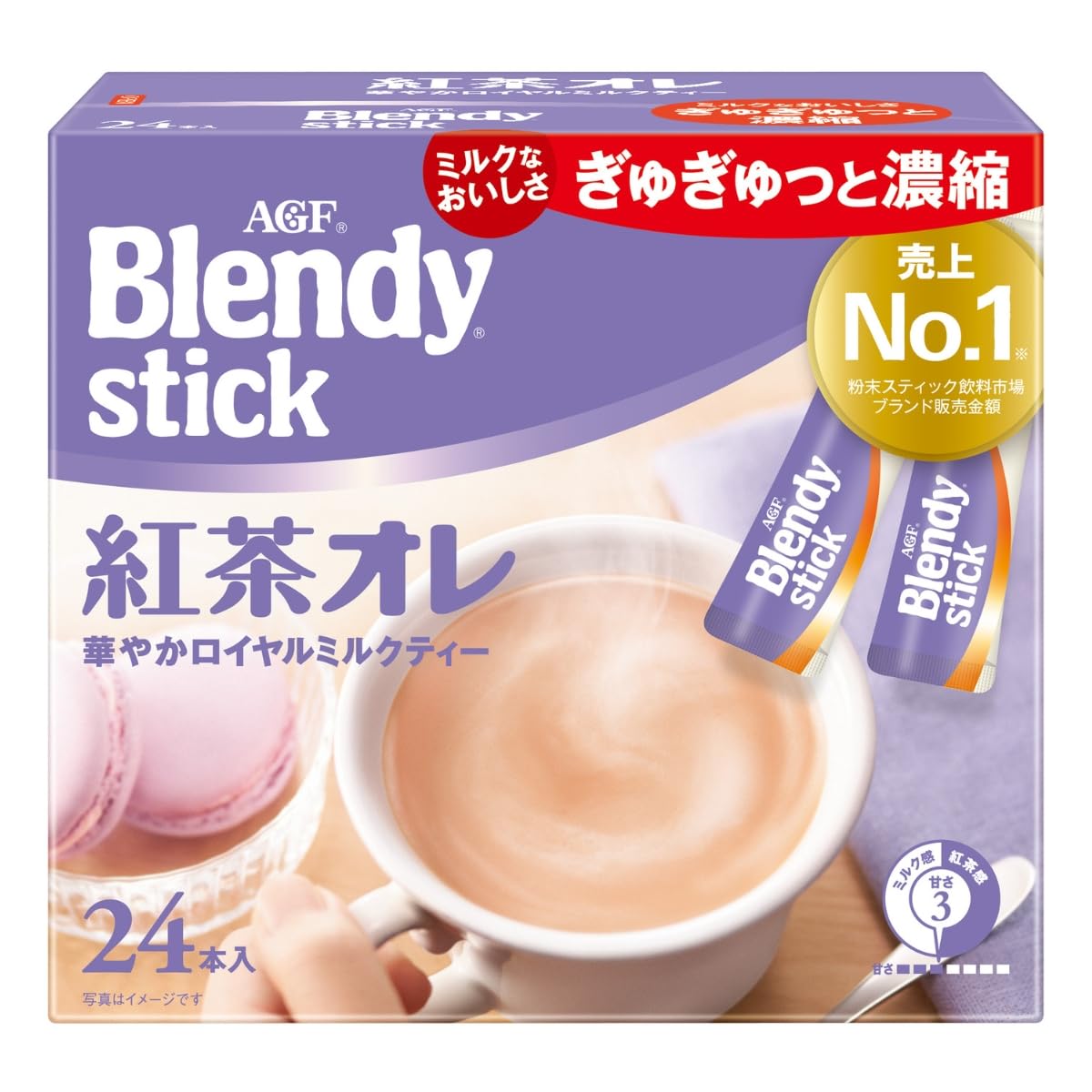 AGF ブレンディ スティック 紅茶オレ 24本 【 ミルクティー 】