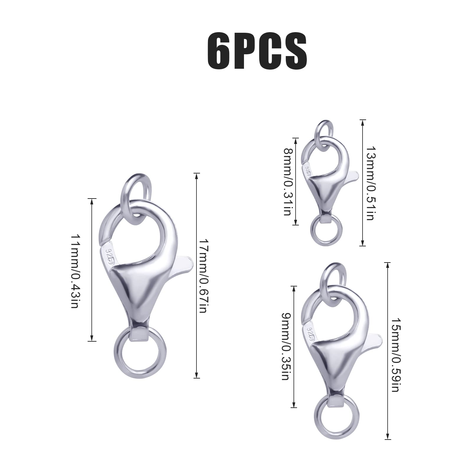 Fermoir Collier,Fermoir Bracelet, 500 Pièces Kit Fabrication Bijoux Accessoires, 100 Pièces Pince De Homard Fermoir, 200 Pièces Anneaux De Saut Ouverts, 200 Couvre Nœuds à Pointe De Perle, Or