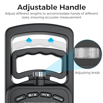 Grip Strength Tester, 396Lbs/180Kg Digital Hand Dynamometer Grip Strength Meter Usb Lcd Screen Hand Grip Dynamometer Comfortable To Use