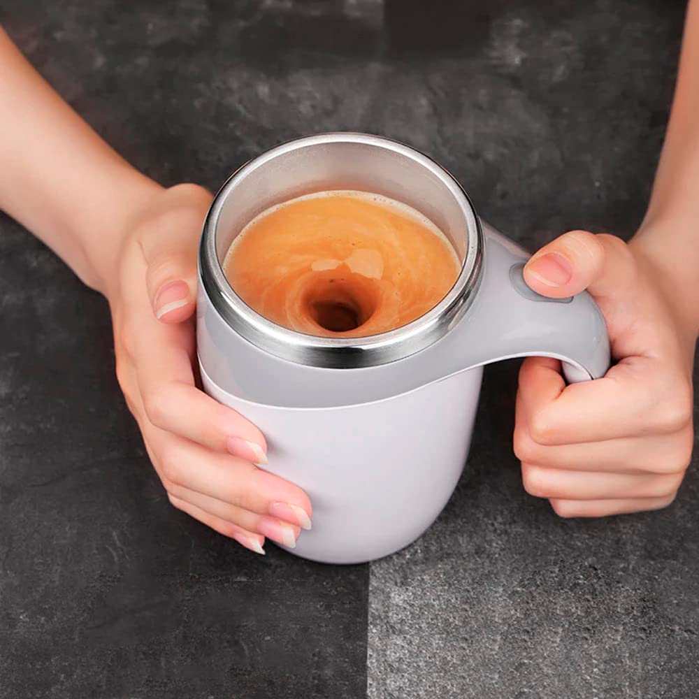 Caneca Mixer 380ml Eletrica Termica Automatico Misturador Cafe Bebidas Aço  inox Mix Cha Sucos Shakes Magnetica | Amazon.com.br