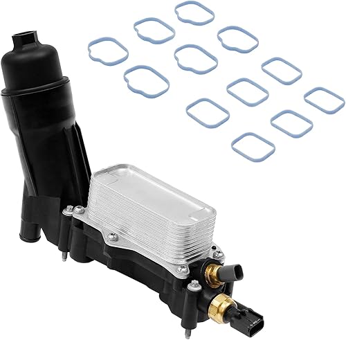 Conjunto de adaptador de carcasa del filtro de aceite del enfriador de aceite del motor | para Dodge Jeep Chrysler Ram 3.6L V6 2014-2017 |
