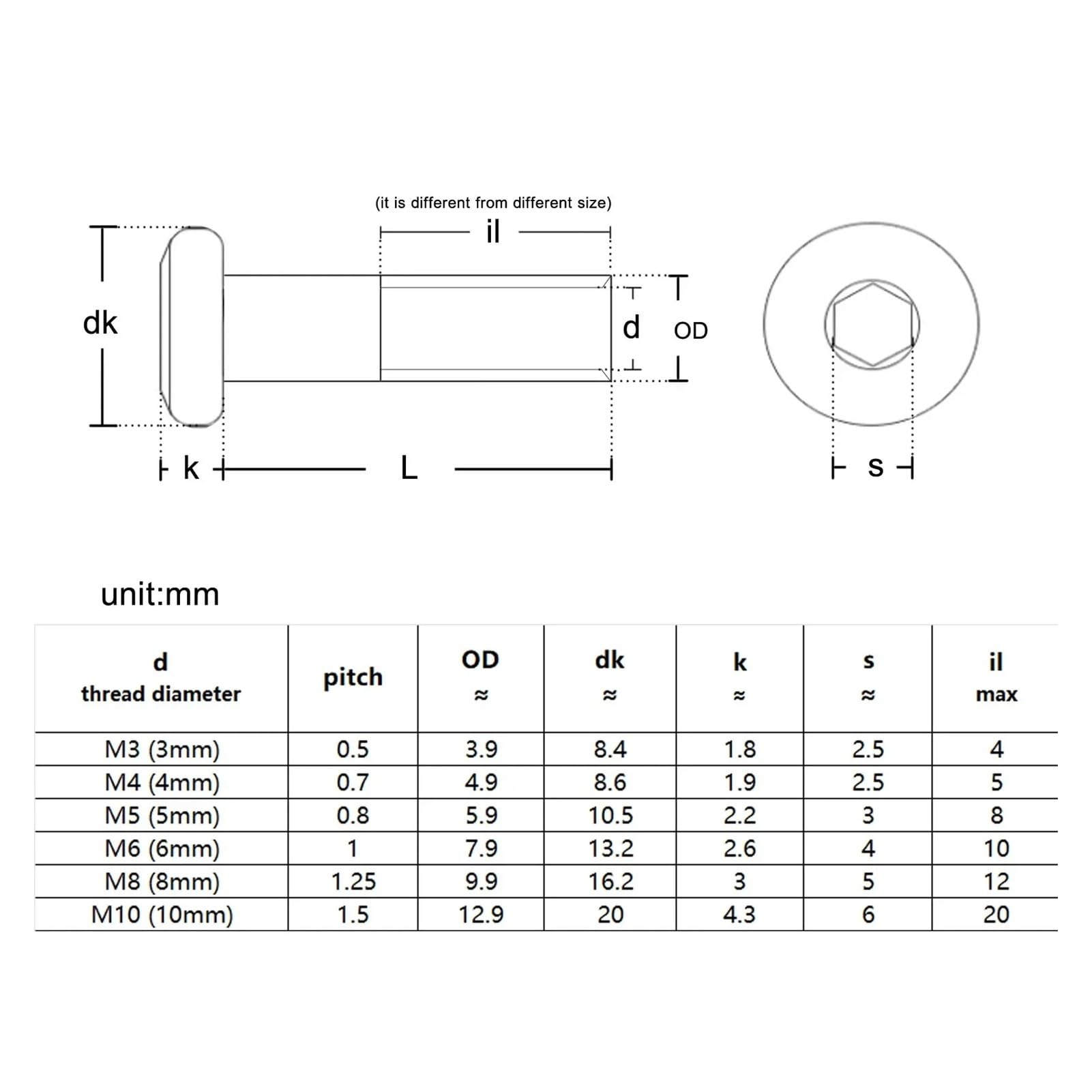 M3 M4 M5 M6 M8 M10 Lungo 4mm-100mm 304 A2 Mobili In Acciaio Inox Rivetto Connettore Inserto Giunto Manica Dado(10pcs M5,Long 15mm)
