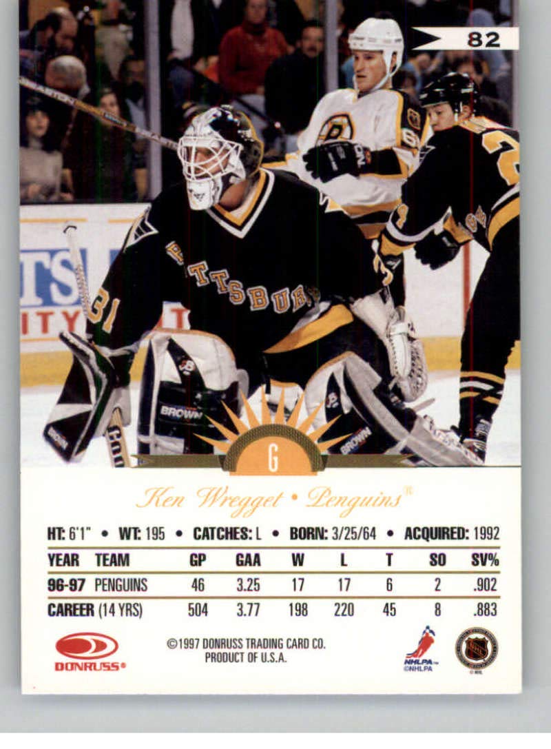 Amazon.com: 1997-98 Leaf International Hockey #82 Ken Wregget