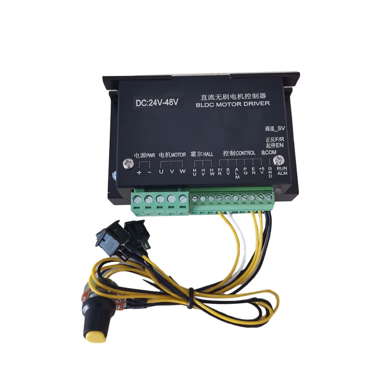Mandrino CNC Motore del mandrino senza spazzole da 48 V 500W+5 7 mm Flessino con viti+ Driver a motore senza spazzole a 48 V+ 4 8vdc 10.5a Alimentazione elettrica Capacità anti-interferenza elevata(Pa