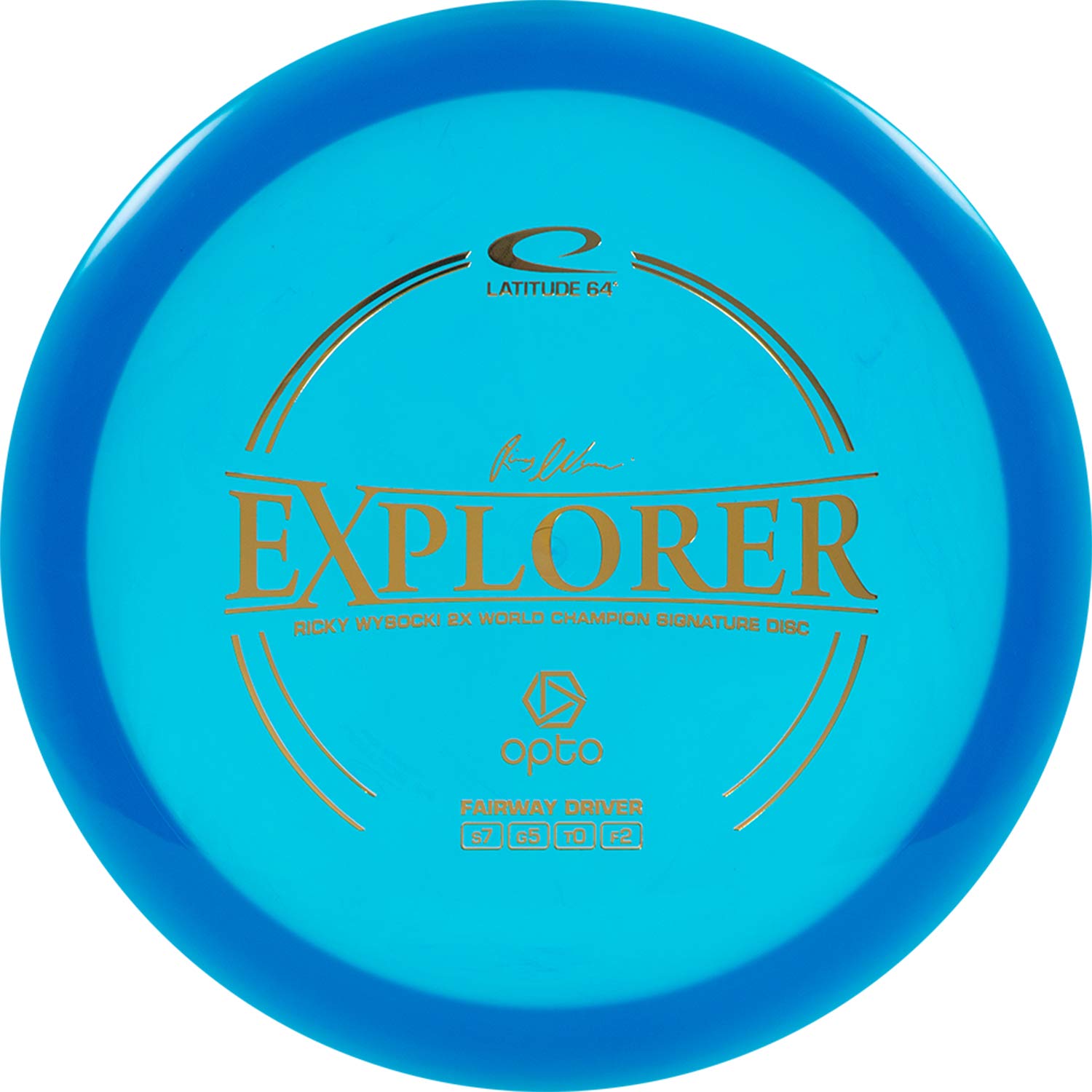 D·D DYNAMIC DISCSLatitude 64 Opto Explorer Disc Golf Driver | Stable Frisbee Golf Fairway Driver | 170g Plus | Stamp Color Will Vary