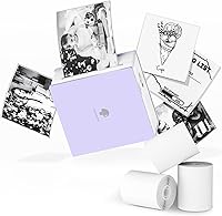 Vista 10 de Phomemo Impresora de calcomanías, mini impresora de calcomanías, mini impresoras de bolsillo, impresión instantánea para creación de bricolaje