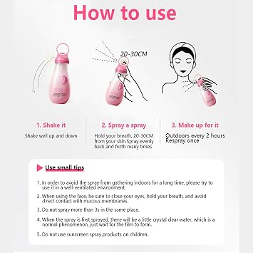 SPF50 Sunscreen Mist, Anti-Shine Face Sun Cream SPF 50 for Oily Skin, Broad Spectrum UVA/UVB Protection, Infrared & Pollution Shield, Water Resistant, Invisible Finish (#1, 100ml)