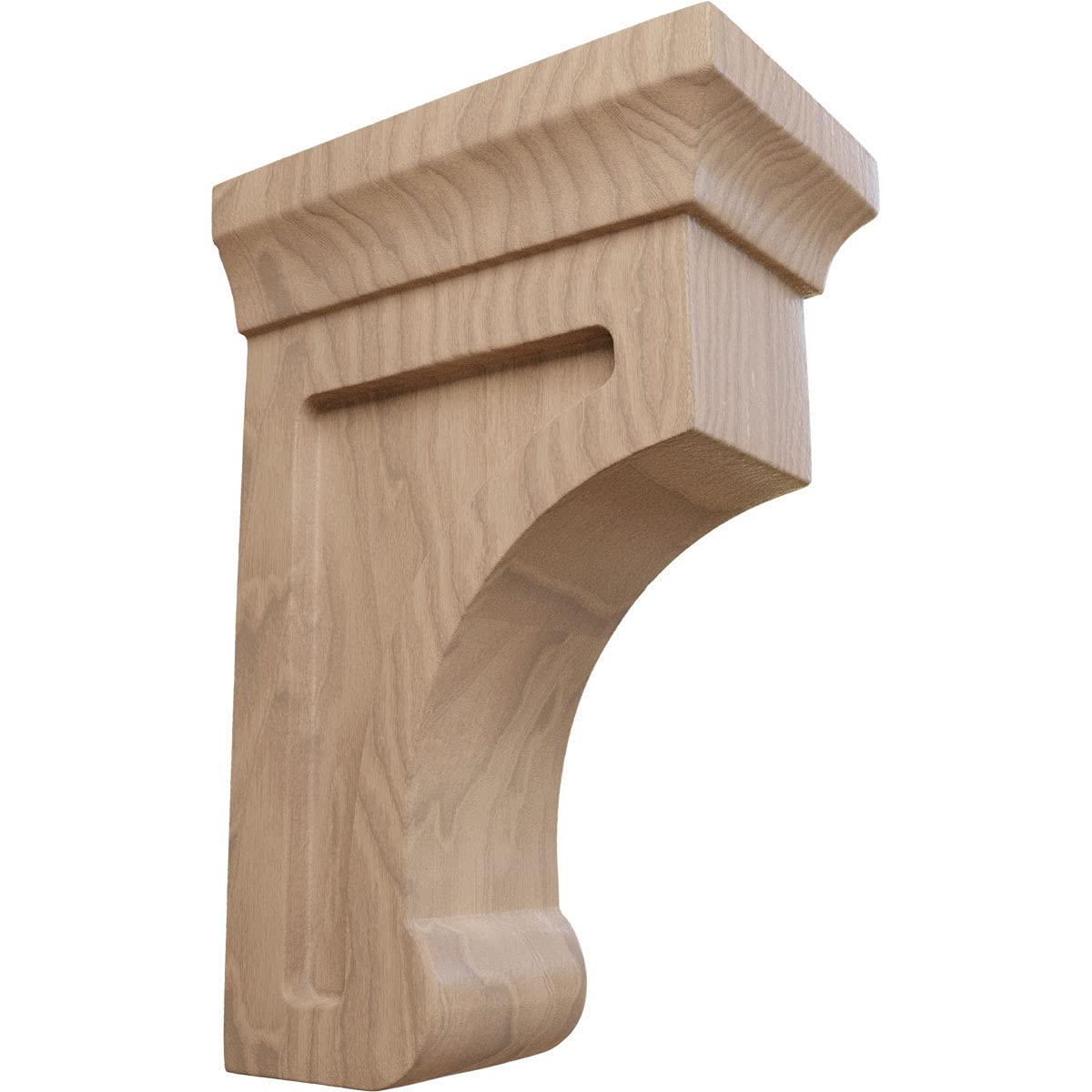 Ekena BKTW02X04X06GOGM 2 1/2-Inch Width x 4-Inch Depth x 6-Inch Height Small Gomez Wood Bracket - Mahogany โ image 1