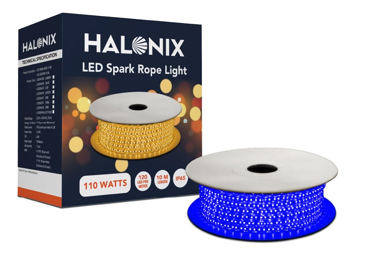 Halonix Rope Lights - 3 Pack, 10m Warm White -21 Halonix Rope Lights - 3 Pack, 10m Warm White -21