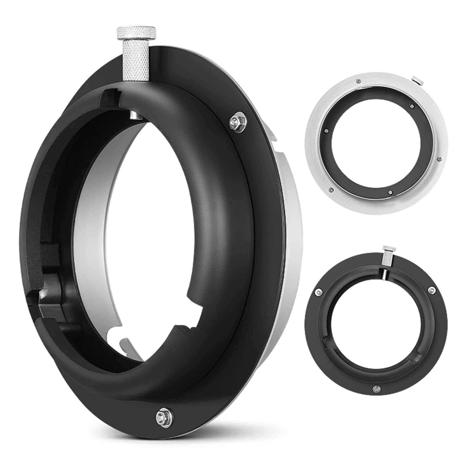 Soonpho Convertitore ad anello adattatore in lega di alluminio, convertitore adattatore per montaggio Elinchrom per Bowens Mount luce fissa, luce flash, softbox, luce fotografica Monolight