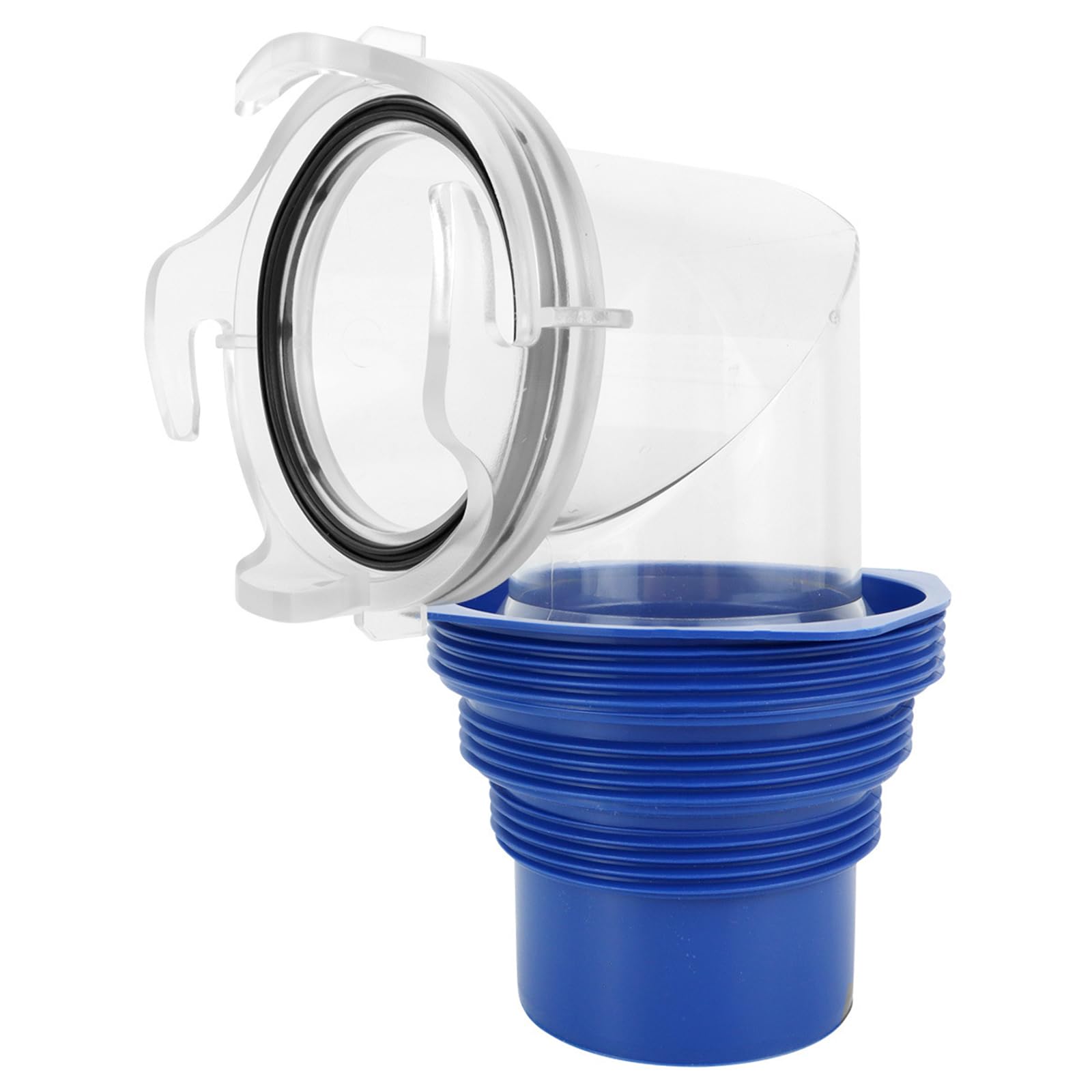 Hdoytxxm Gray/Black 90 Degree Motorhome Sewer Hose Adapter Rubber Construction Secure Locking For Campers Waste Water Drainage Double Sealed Campers Connector